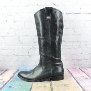FRYE Melissa Button 2 Knee High Riding Boots 9.5 B